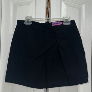 Black Mini Skirt with Detail